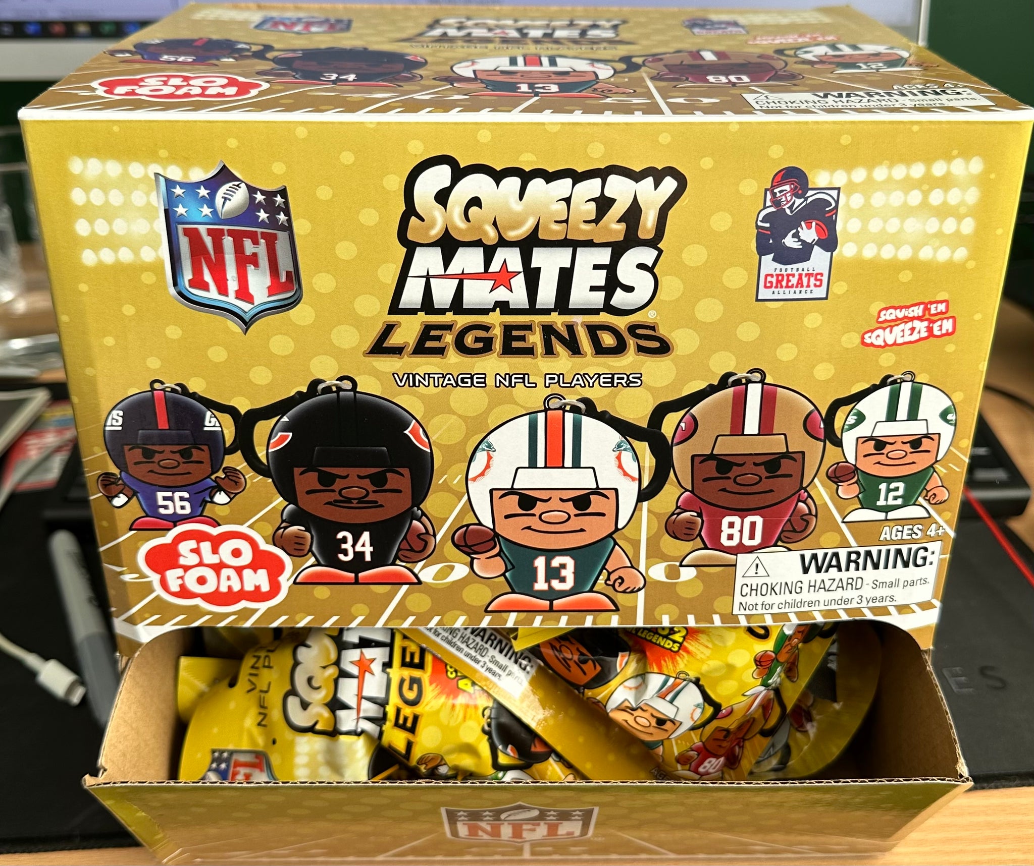 SqueezyMates NFL LEGENDS (2024) PICK YOUR PLAYER Stateside Sports